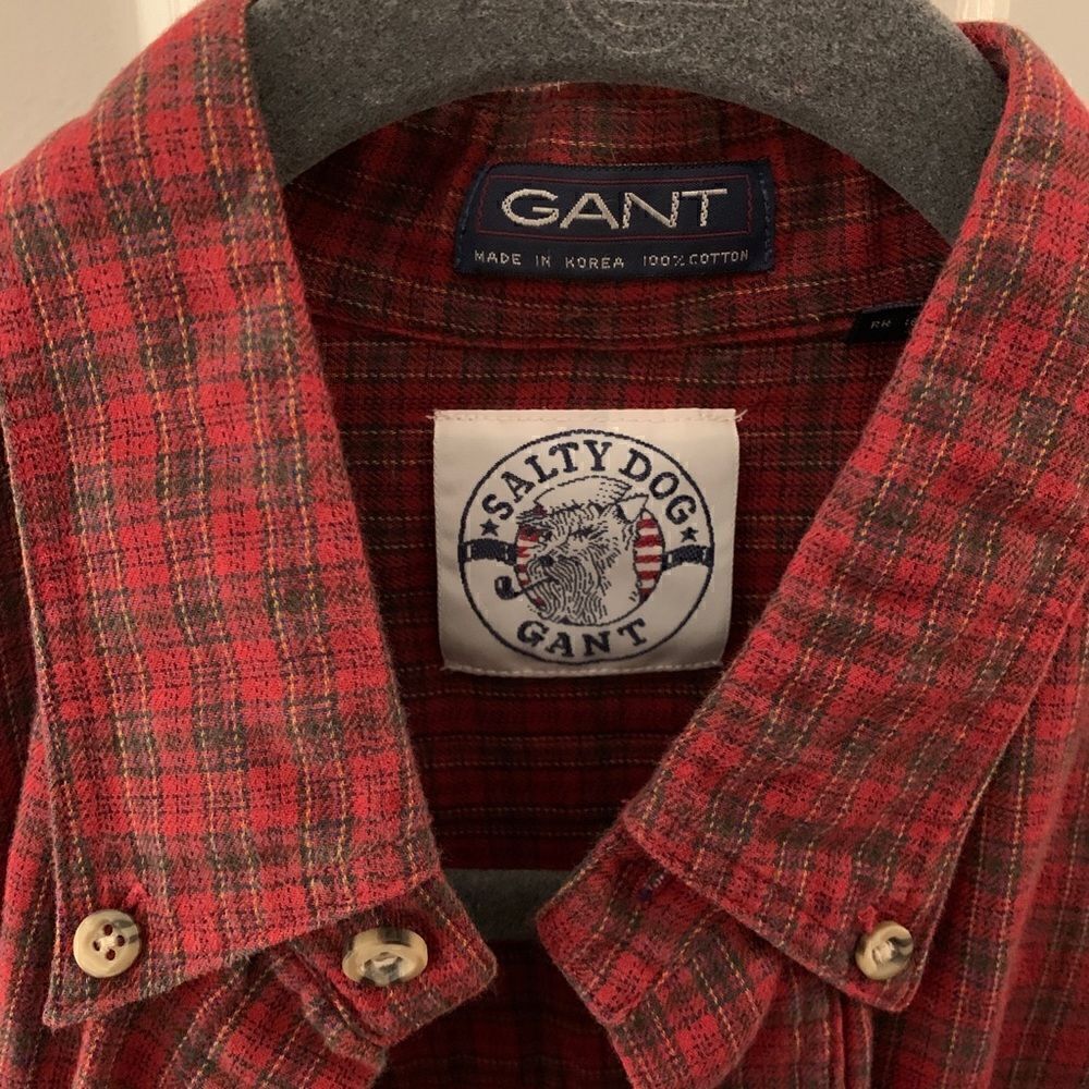 Salty Dog GANT Flannel Button Down - Picture 7 of 9